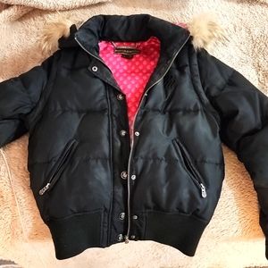 Rocawear fur hooded coat